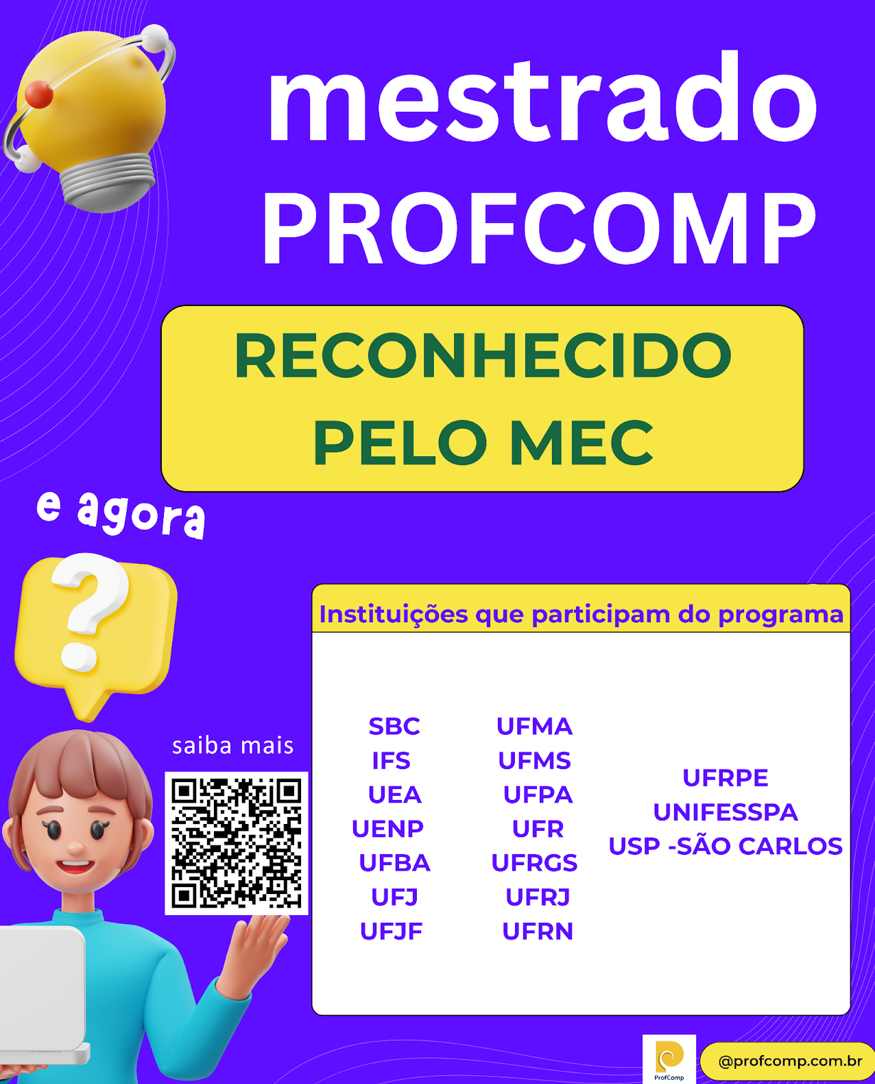 Banner Mestrado PROFCOMP